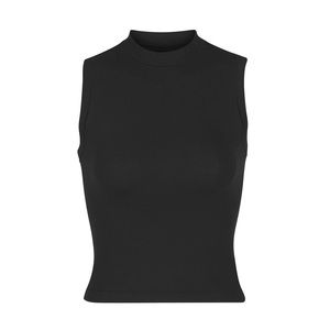SKIMS Stretch Cotton Jersey Mock Neck Tank